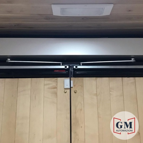 Fabbrica, installazione, manutenzione di porte automatiche TOPP AUTOMAZIONI. Installazione e manutenzione automatismi per ingressi carrabili e pedonali. Cancelli a battente, scorrevoli, barriere veicolari, porte sezionali, basculanti, serrande, FAAC, BFT, CAME, TOPP, NICE, GEZE, GENIUSS, DITEC, ENTREMATIC, MANUSA, TRELINEA, PA,